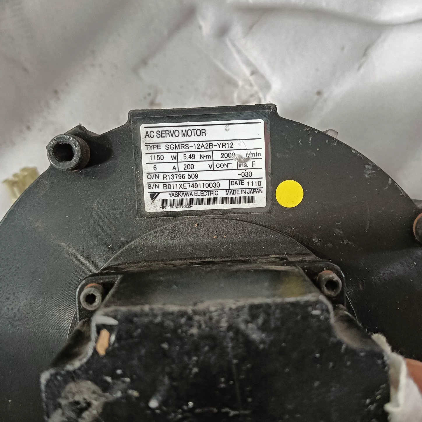 安川伺服电机SGMRS-12A2B-YRA1