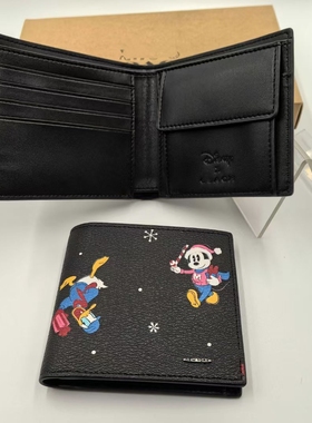 跨境 C家男士印花短款钱夹卡包经典内置零钱包59111 CJ883钱包