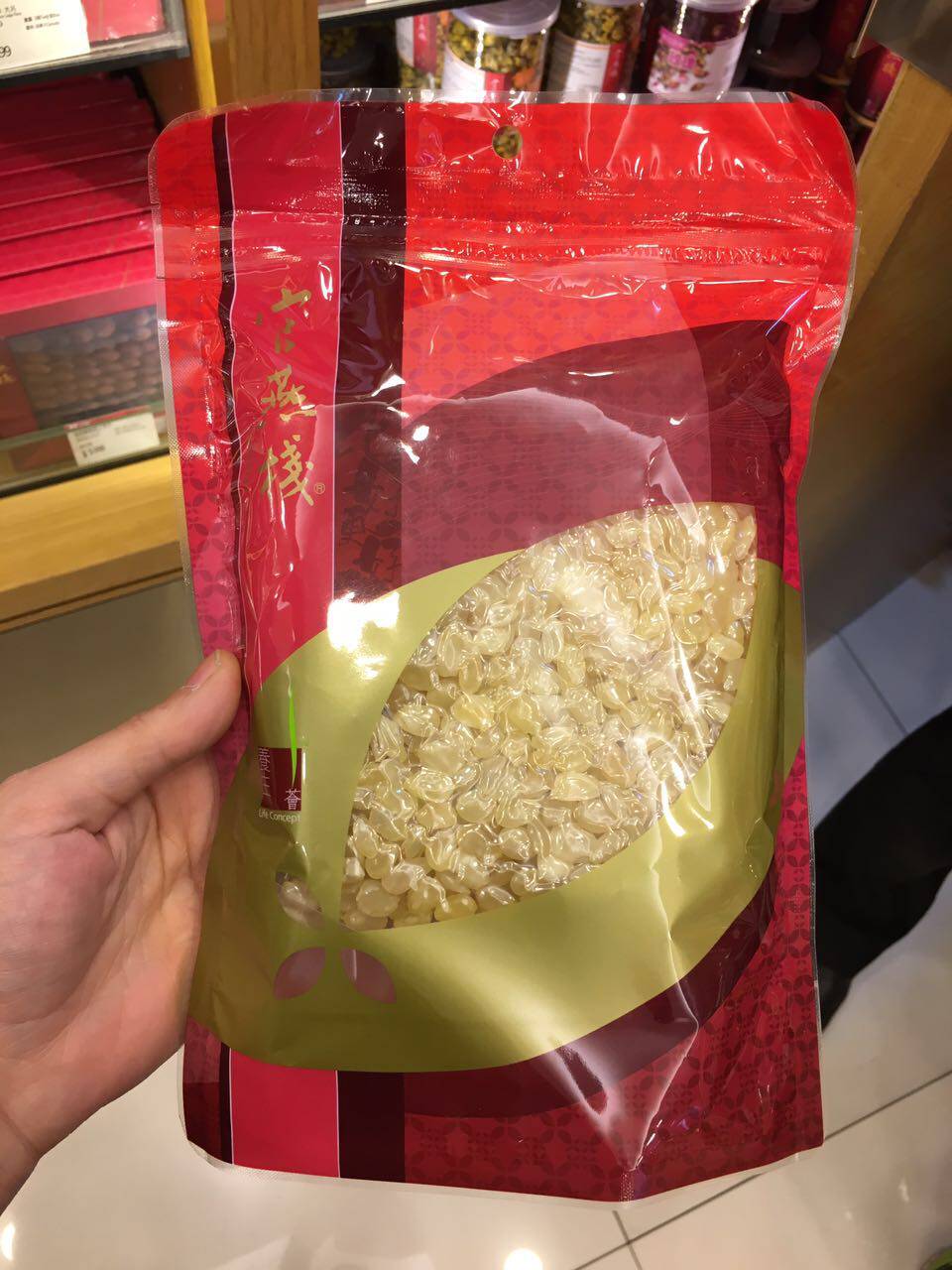 代购香港官燕栈雪莲子/皂角米113g 可配桃胶银耳燕窝㬵原蛋白包邮