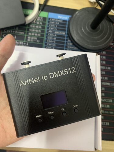artnet dmx 双向扩展器 可手动调节 直观2023新品 舞台灯光控制台
