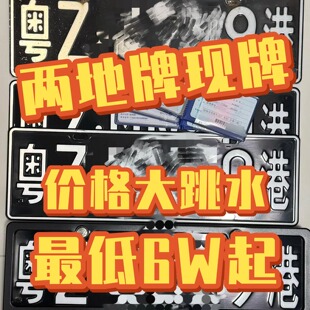 粤Z车牌粤港两地牌现牌期牌深圳湾莲塘皇岗沙头角港珠澳大桥口岸