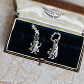 童趣复古挂坠 素吊坠小众个性 睡莲生生世世 原创设计925纯银幽灵元