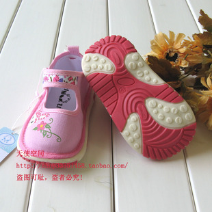 春秋新款 婴姿坊829女童鞋单鞋布鞋学步鞋16-18码内长13-14二色