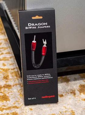 美国AQ线圣Dragon龙喇叭音箱跳线 hifi专业发烧线材 Audioquest