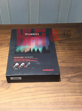 美国AQ线圣Yukon尤康河RCA信号线XLR平衡线发烧 Audioquest正品