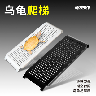 烏龜爬梯帶鉤通用款 蛋龜產(chǎn)蛋爬坡曬臺DIY繁殖箱配用黑白爬臺曬臺