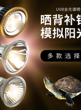 乌龟晒背灯uva+uvb太阳灯加热保温灯爬宠保暖龟缸补钙灯保温杀菌