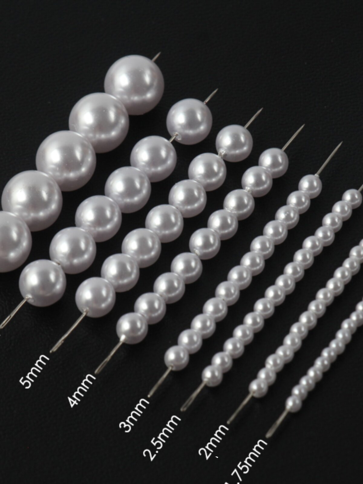 MR. ELK 1.75MM-8MM 리로디드 요소 비즈 환경 친화적인 잠수정 진주 비흘림 자수 웨딩 드레스 액세서리