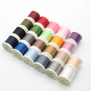 刺繡棉線勾珠線手縫線縫衣縫紉線100碼 28色全 法式 國產手縫線
