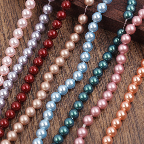 麋鹿先生 奥地利水晶珍珠通孔珍珠施华洛世奇珍珠法式刺绣珠子