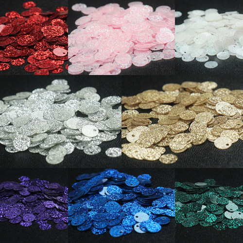 6mm金葱边孔亮片法式刺绣材料