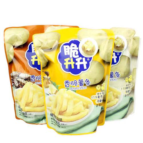 临期食品脆升升香脆薯条100g