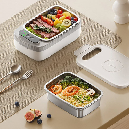 免插电免注水速热户外便捷电热饭盒蓄电款公司白领学生带饭神器