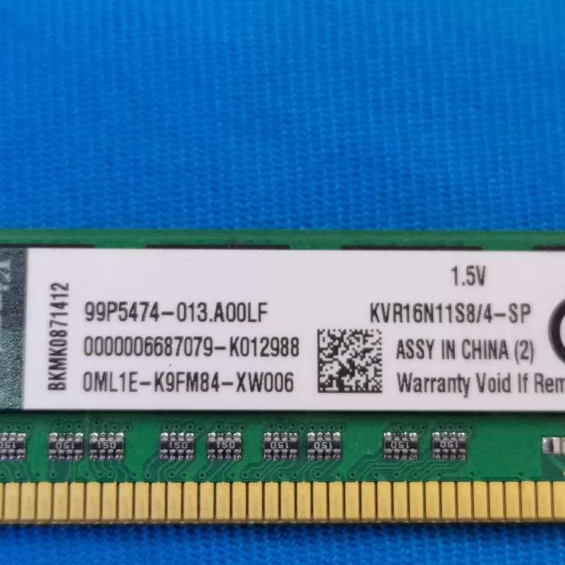 金士顿DDR3 1600 4GB台式机内存条,型号KVR16--议价商品