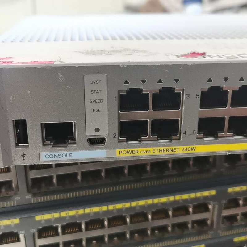 思科WS-C3560CX-8PC-S原装二手到货几台端口测试--议价商品