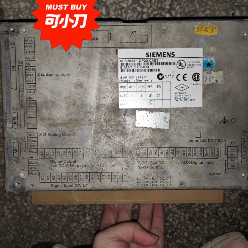 触摸屏C7-634 6ES7634-1DF02-0AE3 功--议价商品