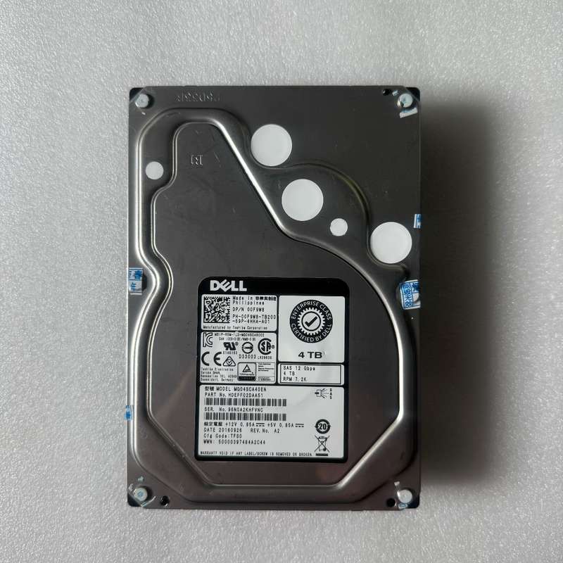 Dell戴尔4T硬盘SAS 0F9W8 4TB SAS 12--议价商品