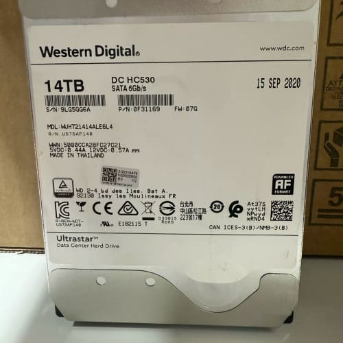 H3C版本 西部数据14TB企业级硬盘，型号WUH7214--议价商品