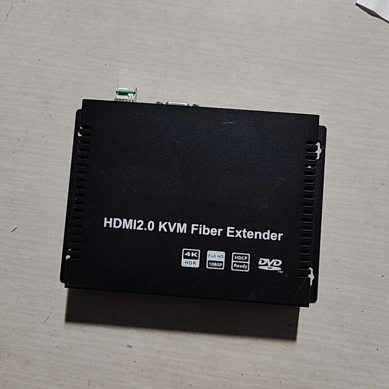 清HDMI光端机光纤收发器,通电亮灯,功能正常,成色如--议价商品