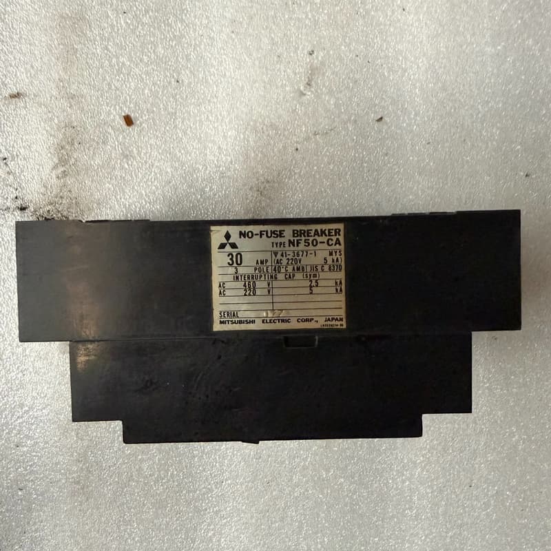 三菱NF50-CA空气开关，3P+30A，AC220V，日本--议价商品