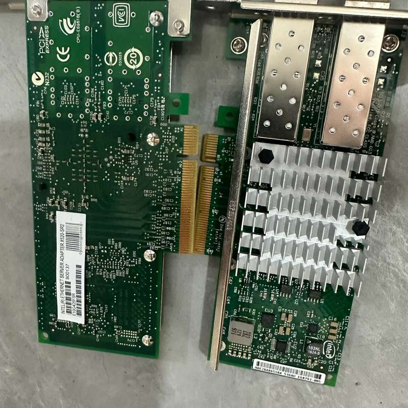 网吧服务器拆机 INTEL英特尔X520-SR2万兆网卡 服--议价商品