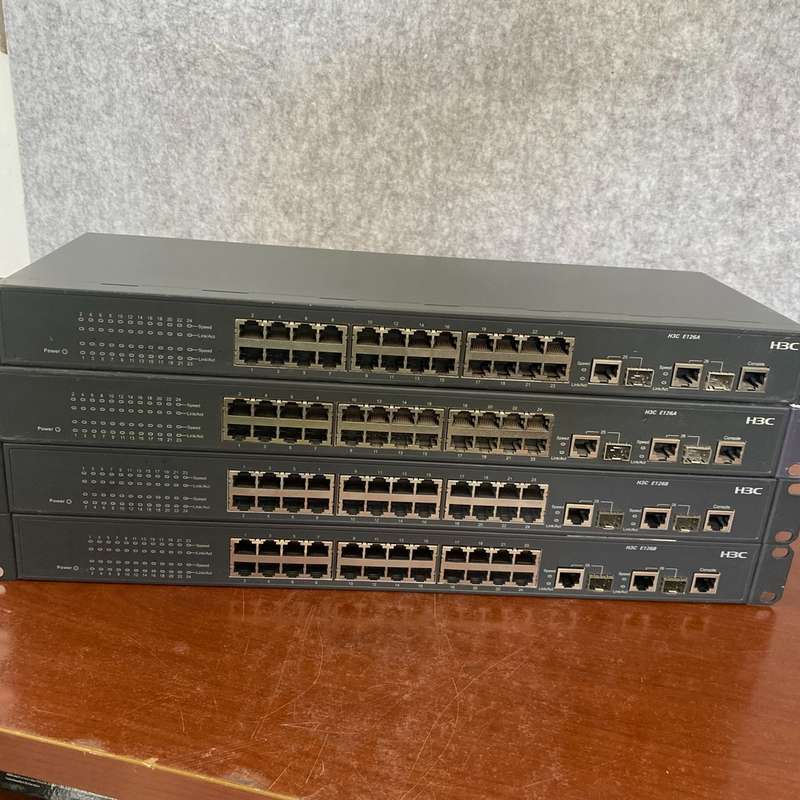 华三H3C E126A交换机24电口2个光电复用口,有12台--议价商品