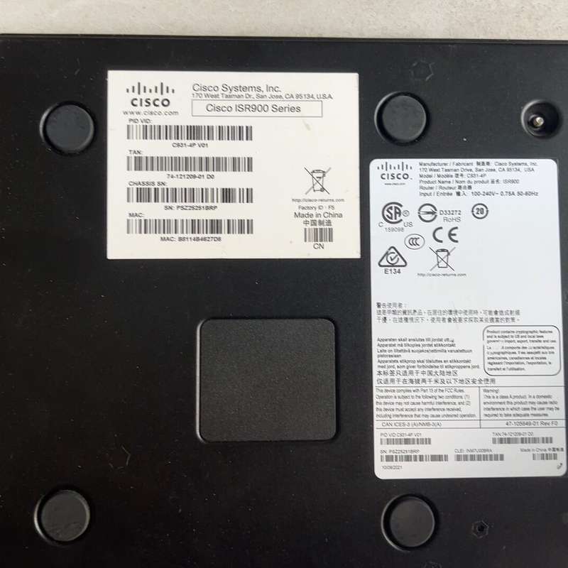CISCO思科C931-4P千兆以太网安全路由器,功能正常，--议价商品