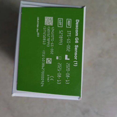 Dexcom德康G6探头，已过期，全新未用，不退不换，无--议价商品