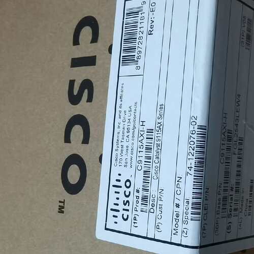 思科cisco C9115AXI-H AP盒子6个，带全部--议价商品