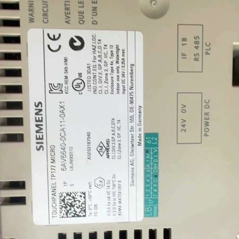 西门子TP177A触摸屏+6AV6+642-0AA11-0A--议价商品