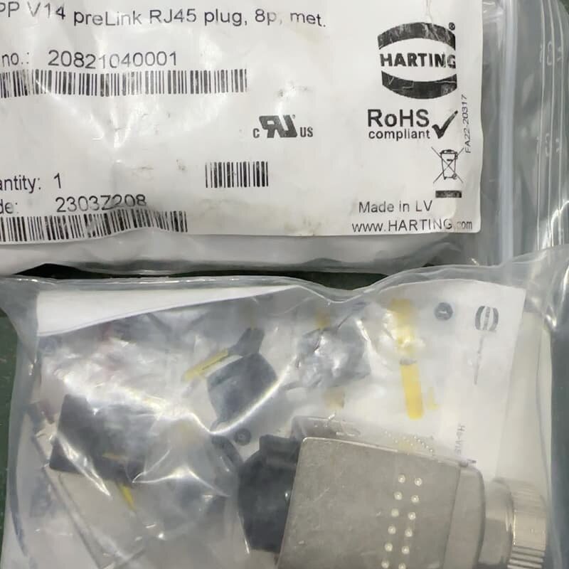 HARTING哈丁RJ45金属网络接头,--议价商品