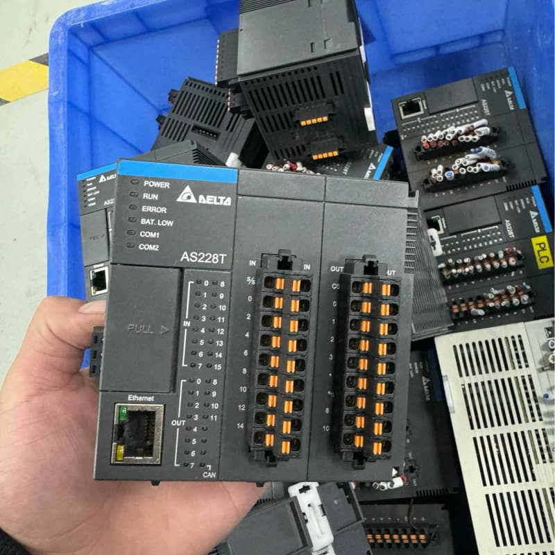 台达PLC主机as228t二手拆机，成色充新现货10个--议价商品