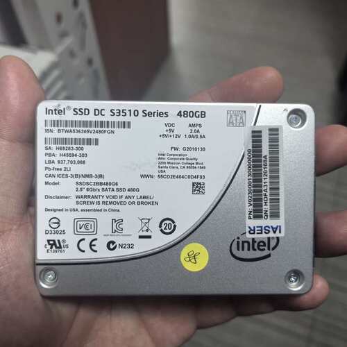 英特尔 Intel S3510 480GB 2.5寸SATA--议价商品