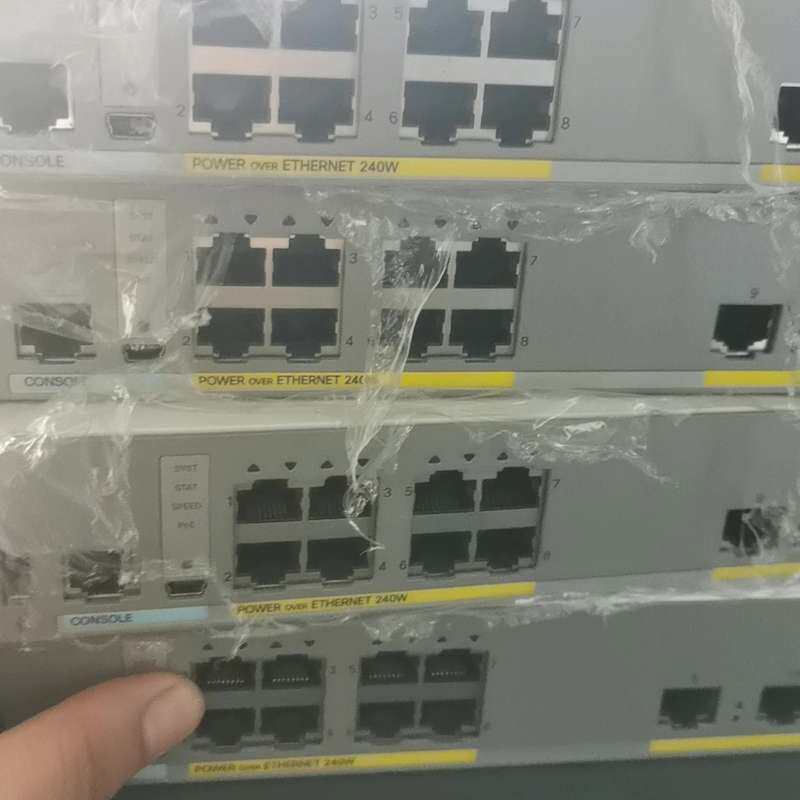 思科WS-C3560CX-8PC-S原装二手。到货几台端口测--议价商品