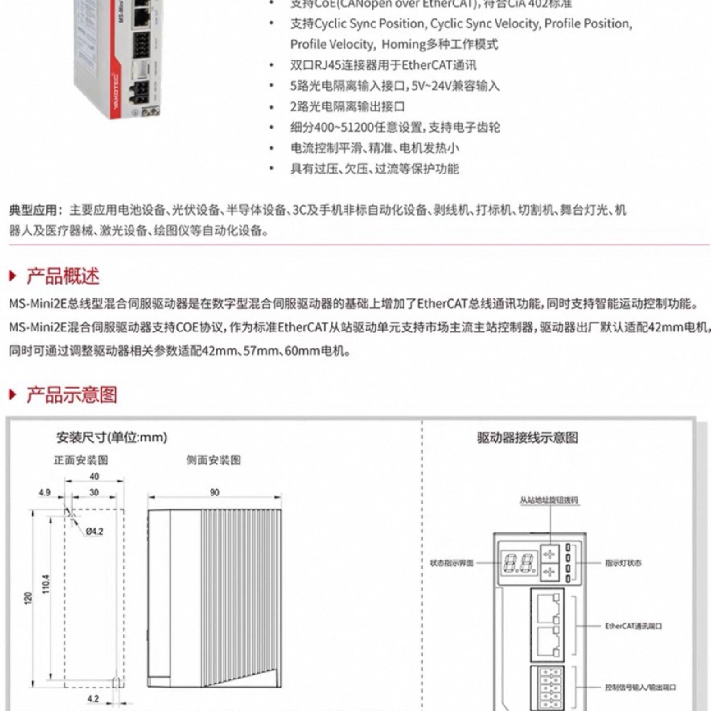 议价--全新15台研华控驱动器MS-Mini2E,板本5.4深圳研控