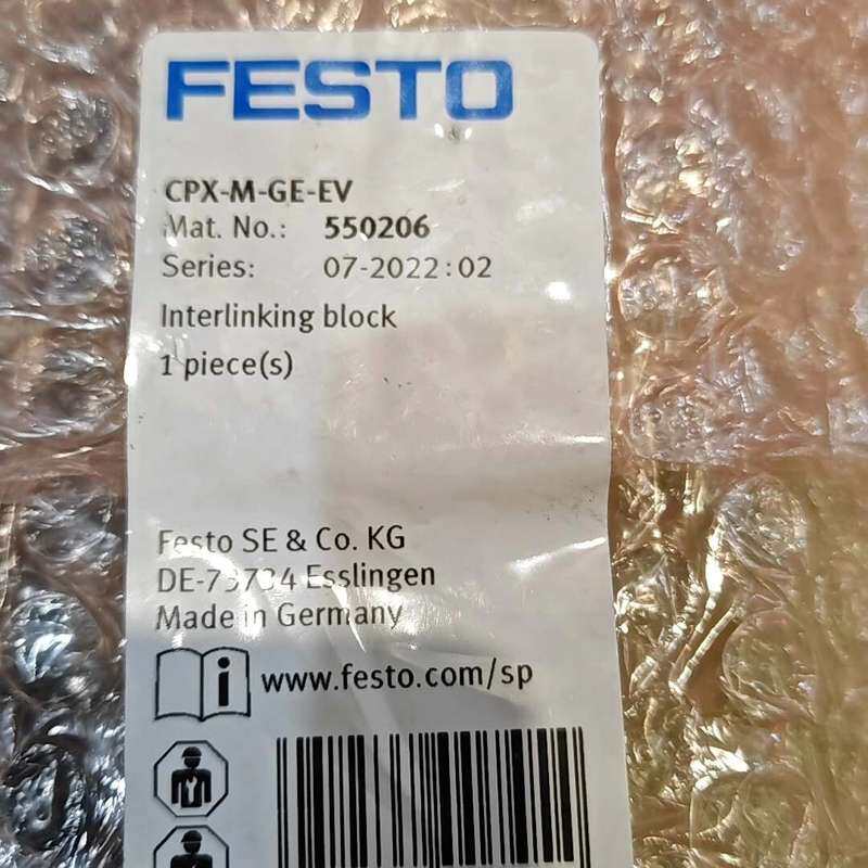 费斯托CPX-M-GE-EV货号550206,工程剩余3个--议价商品