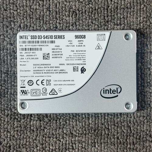 Intel D3-S4510 960G 2.5寸SATA企业--议价商品
