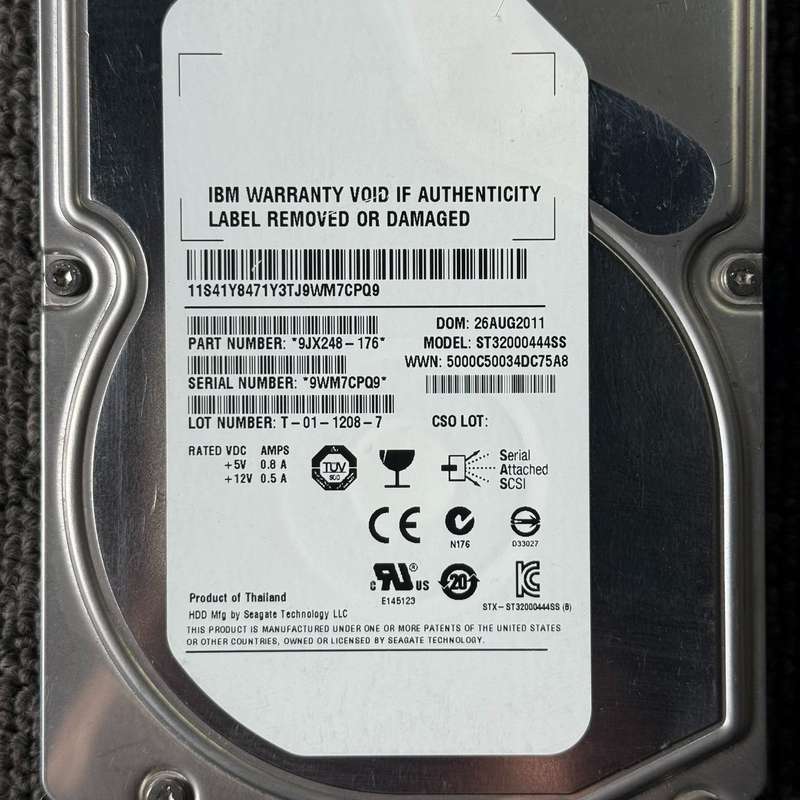 希捷ST2000444SS 2TB SAS服务器硬盘 3.5--议价商品