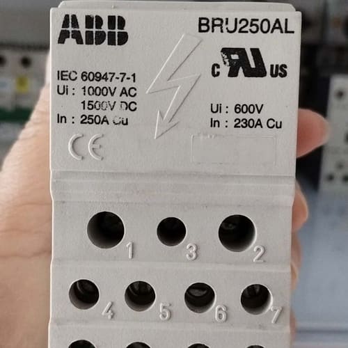 二手拆机,ABB 分线器,BRU250AL接线端子,成色如图--议价商品