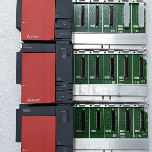 三菱Q00UJCPU CPU模块，设备拆机件，外观见图，实物--议价商品