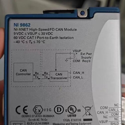 议价--美国原装NI 9862 NI-XNET高速FD CAN模块，