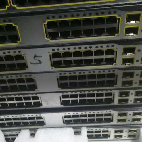 思科原装二手WS-C3750G-24TS-S1U到货几台。端--议价商品