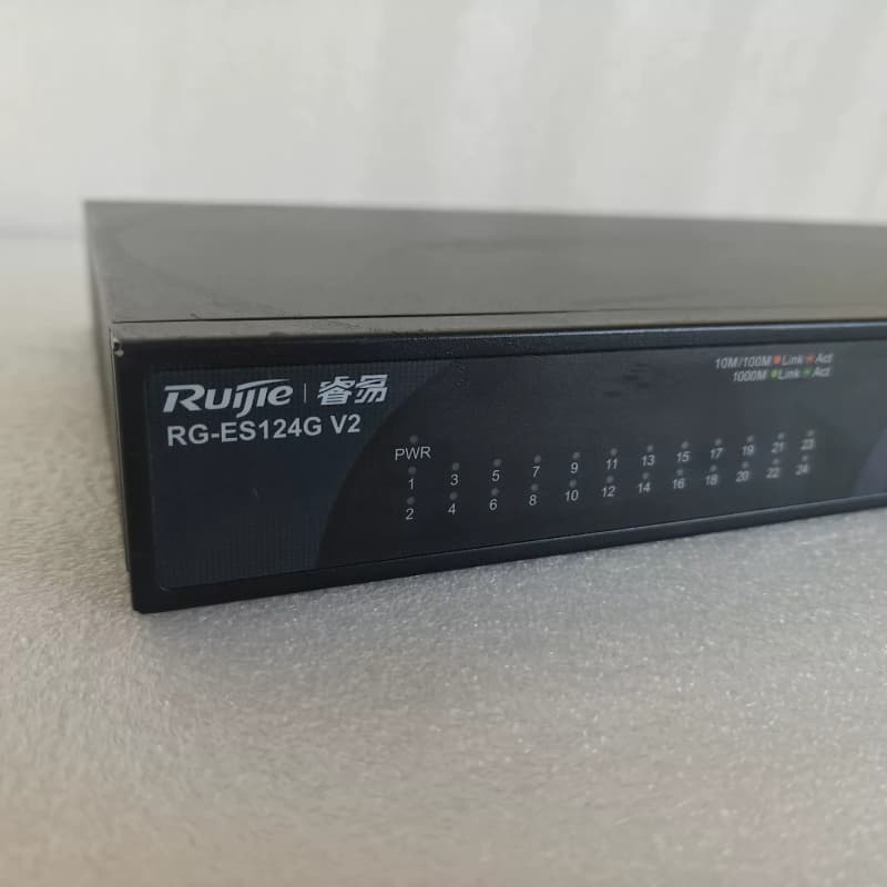 二手 睿易 RG-ES124G V2 24口全千兆交换机 实--议价商品