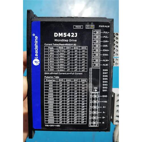 雷赛驱动新款DM542J脉冲5