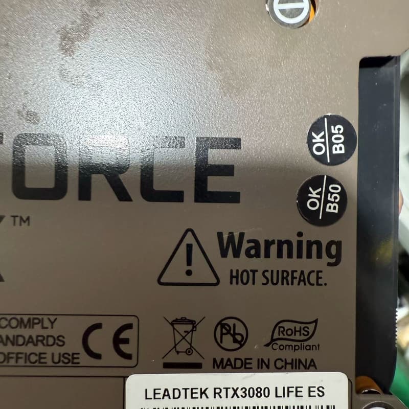 丽台RTX3080显卡,10G大显存,三风扇,双8pin--议价商品
