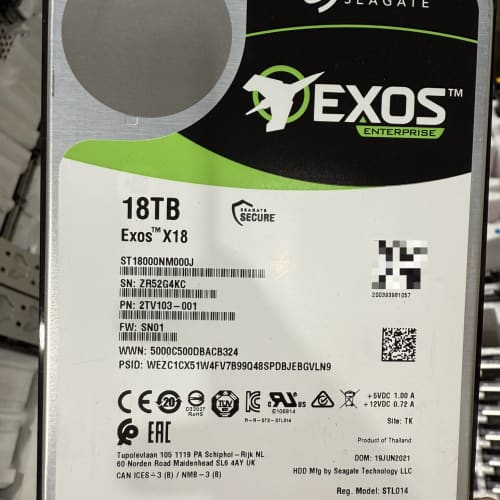 希捷18T企业级硬盘 X18系列 成色好--议价商品