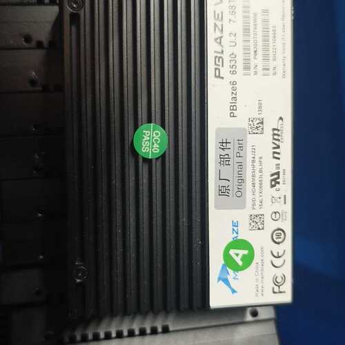 小海豚PBlaze6 6530 7.68TB U.2固态硬盘--议价商品