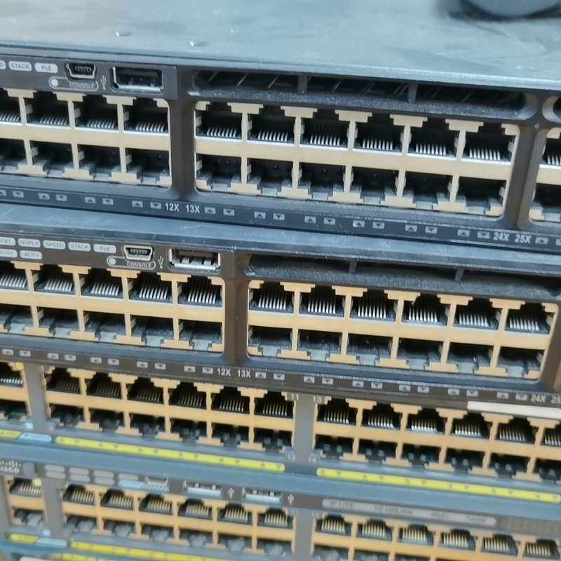 Cisco思科WS-C3650-48PS-S 千兆三层48口--议价商品