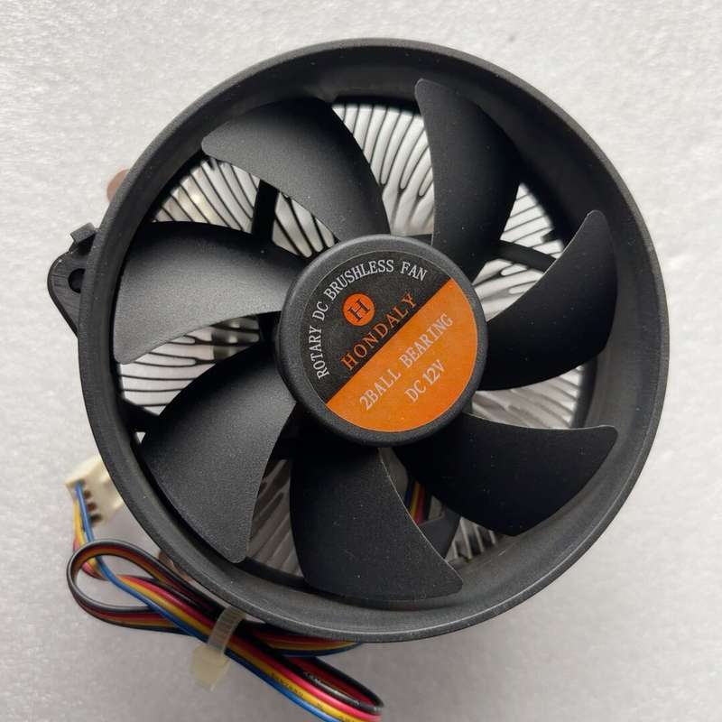 HONDALY 775针CPU散热器 铜底风扇--议价商品