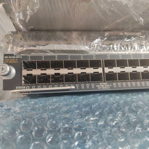 WS-X4748-SFP-E拆机到几片低价出，非实价，单定议--议价商品